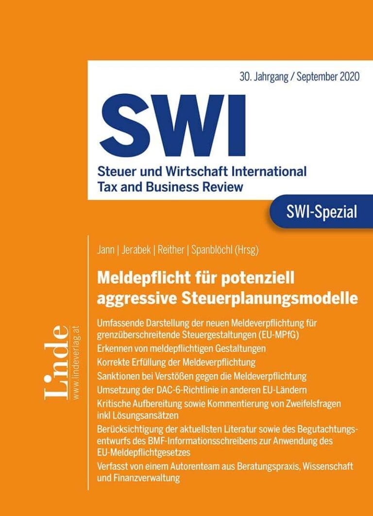 17_Meldepflicht für potenziell aggressive Steuerplanungsmodelle